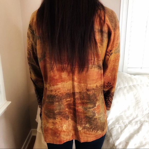 3 LEFT S-L Spring Boho Chic Beaded Embroidered Tunic Top - Picture 4 of 4